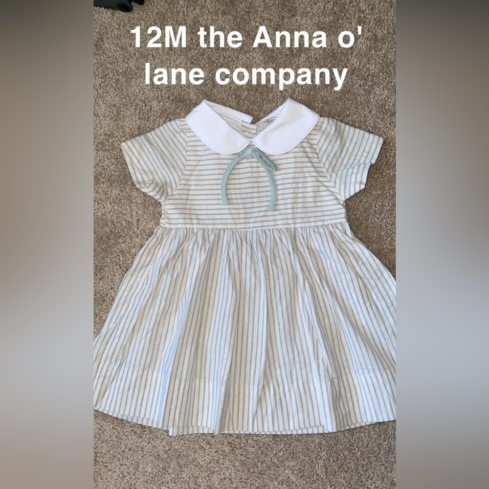 The Anna o' lane company size 12m khaki dress new without tags